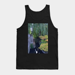 Pond with Maple Tree, Christ Church College, Oxford, UK Tank Top